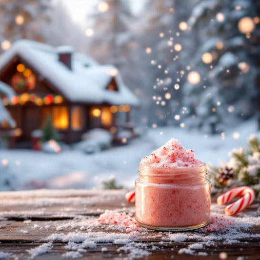 "Candy Cane Kisses" Lip scrub